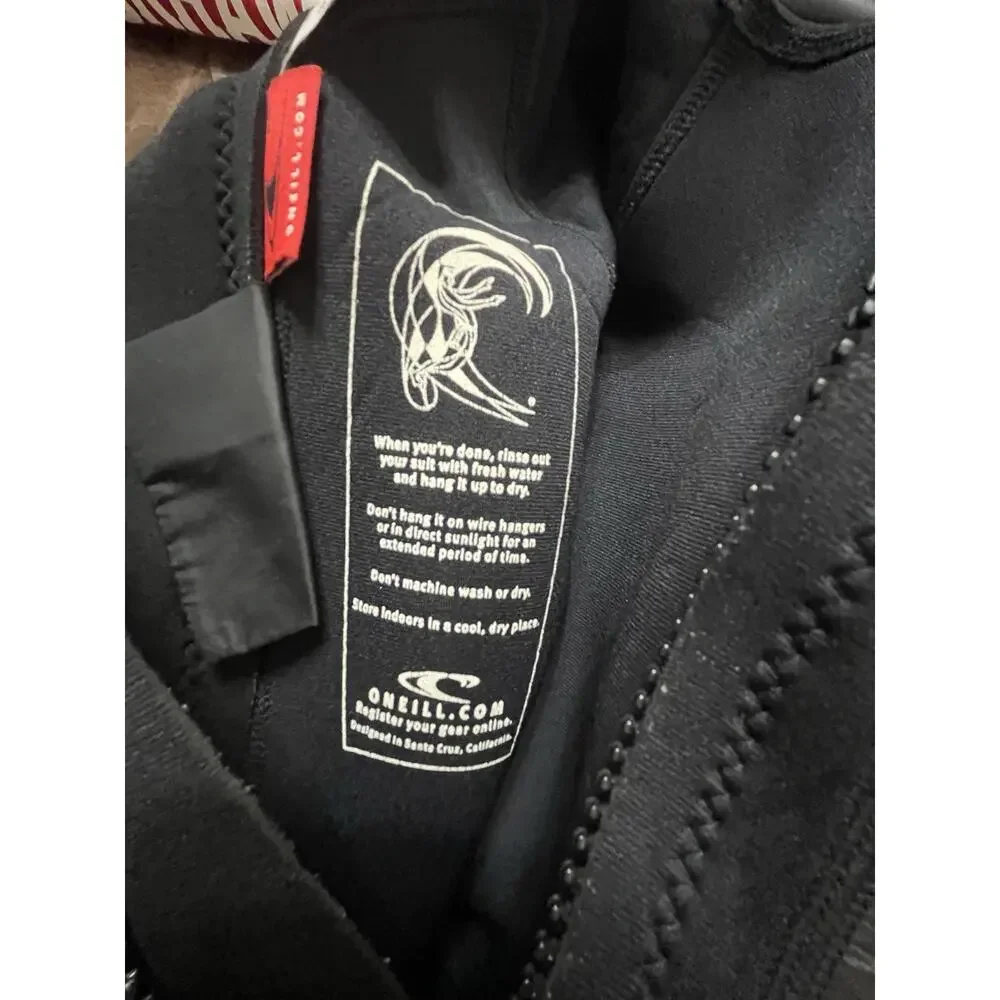 O'NEILL Black/Teal Warm 2MM REACTOR SHORTY WETSUIT Surf Beach Kid YOUTH 10/MED